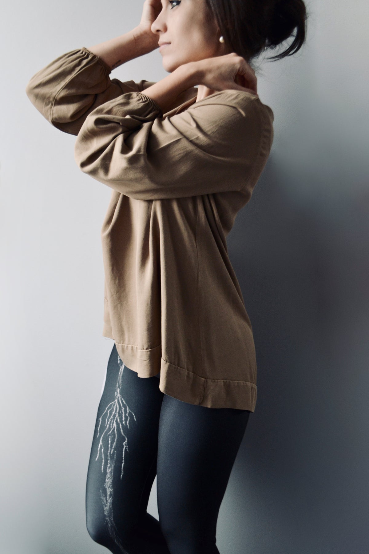 Silver Sage High Waist Leggings