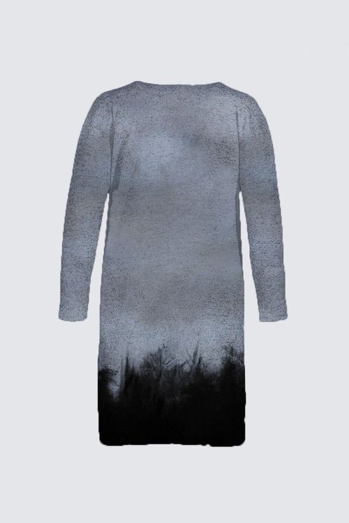 Curve Brushed Knit Duster Cardigan With Pockets