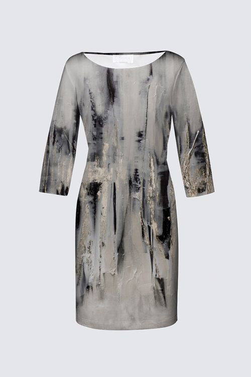 Half Sleeve Short Dress