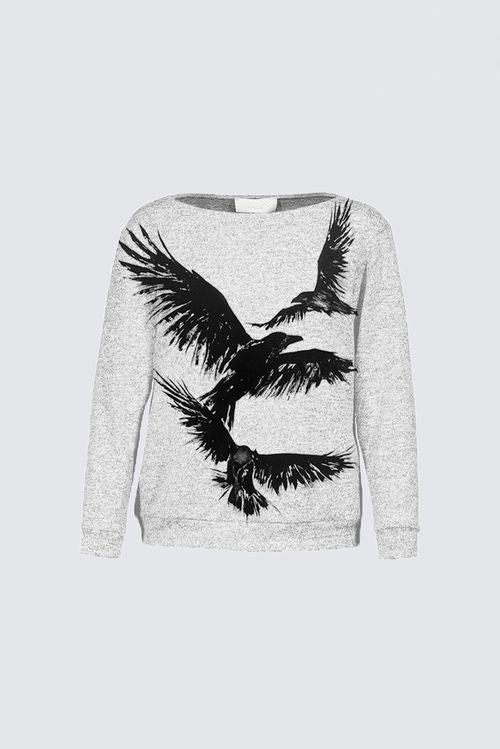 Curve Boat Neck Brushed Knit Pullover