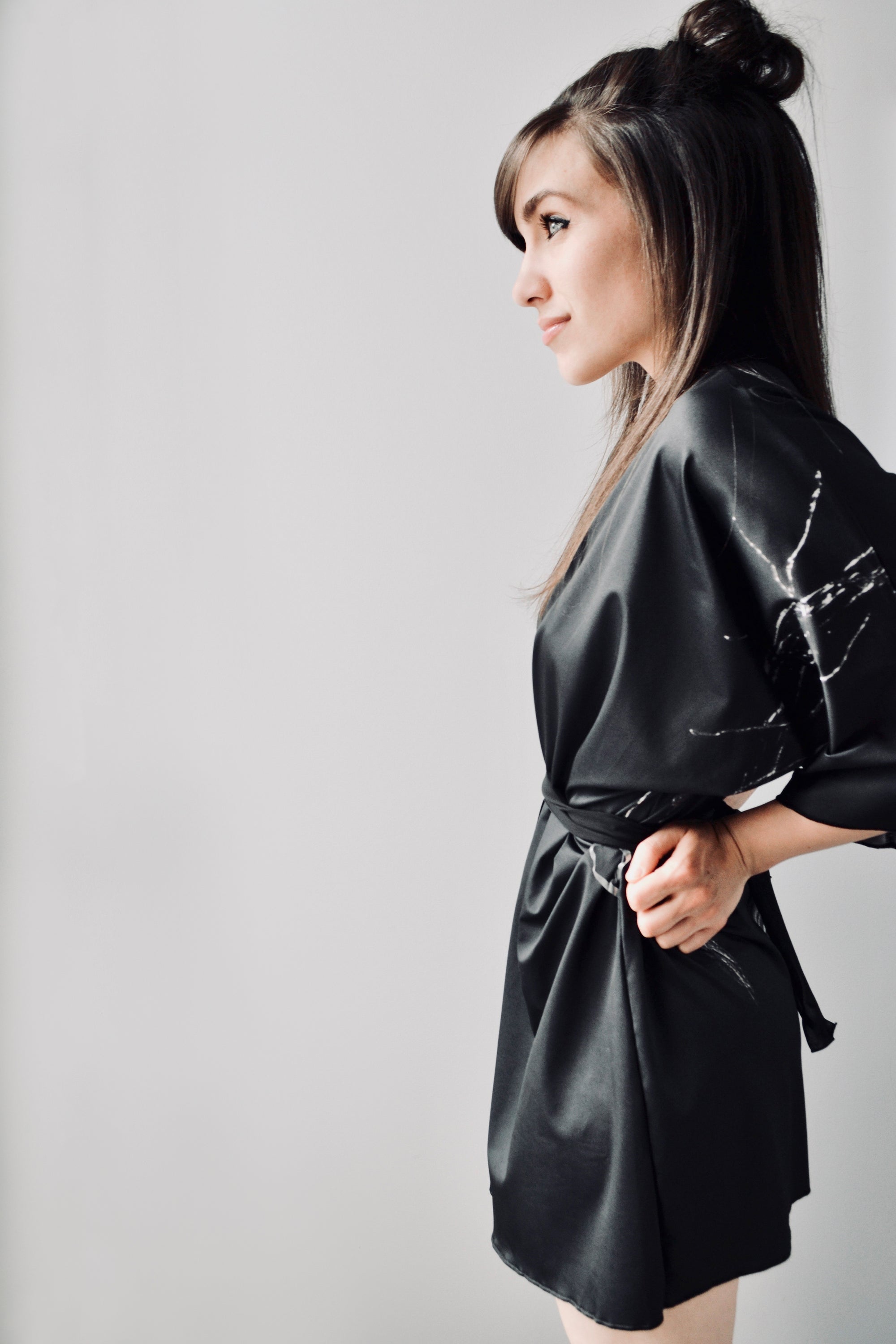Silver Sage Short Robe
