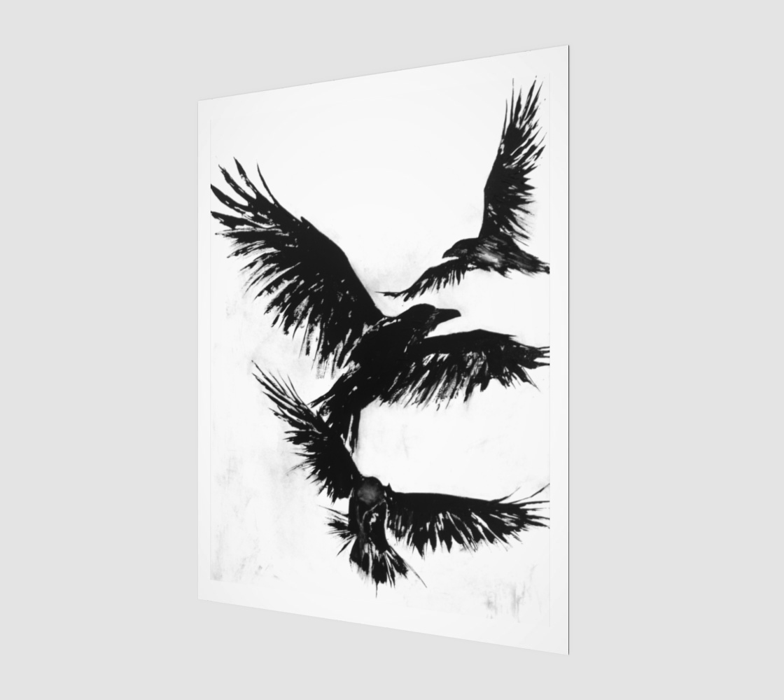 The Crows XVII Art Print 3:4
