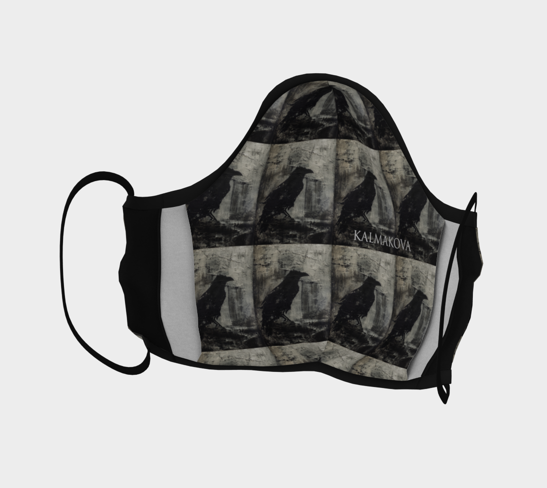 Raven Pattern Mask