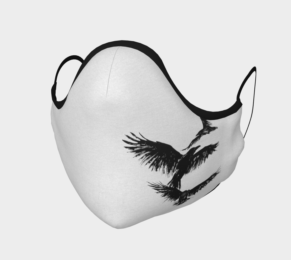 Three Large Ravens Mask